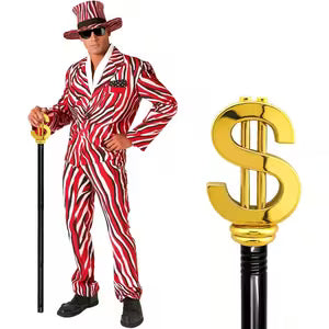 Shiny Plastic Dollar Sign Handle