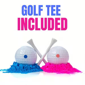 Gender Reveal - Golf Balls Tee included