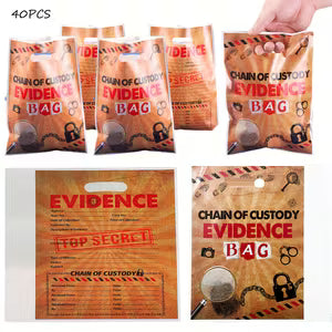20 pcs Top Secret Agent Evidence Bags