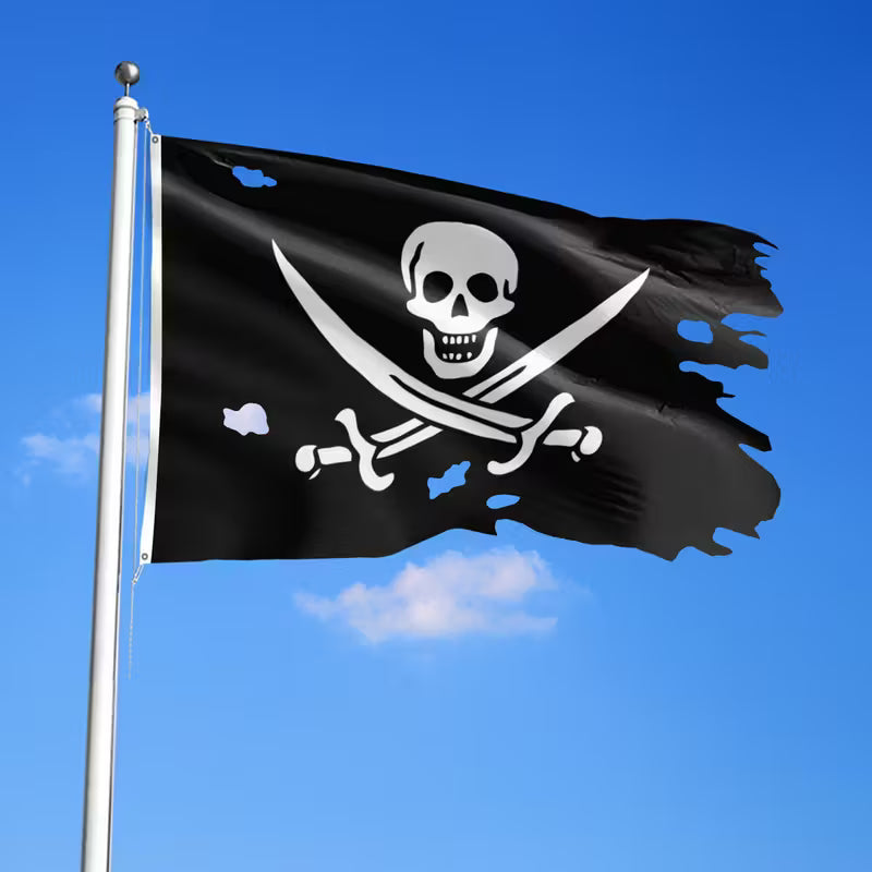 Jolly Roger Pirate Flag Single-Sided
