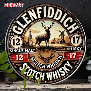 Small Whisky and Deer Themed Glenfiddich
