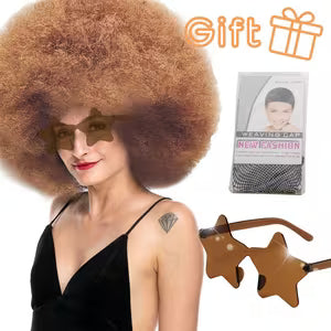 Afro Wig (30cm / Brown)