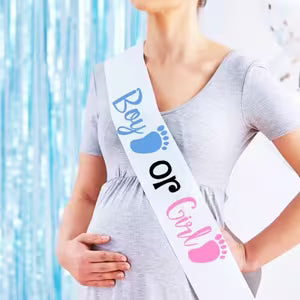 Gender Reveal - Boy or Girl Sash