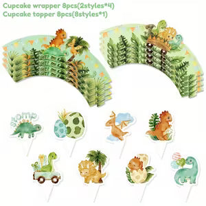 Cute Dinosaur Cake Cupboard Decoration