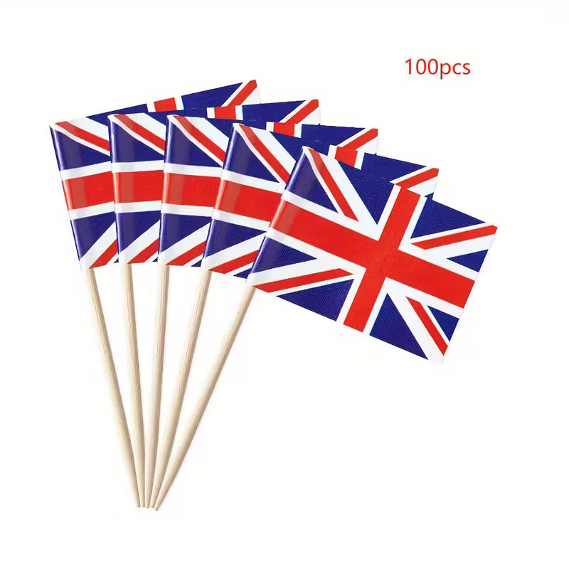 British Themed Toothpick Flags