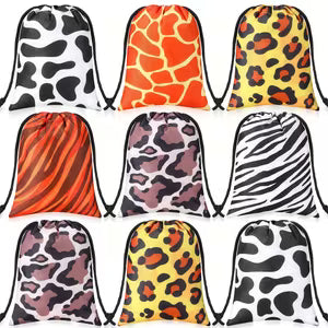 Safari Jungle Animal Print Party Favor Bags