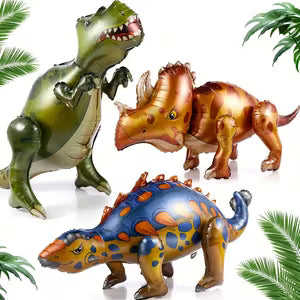 3pcs Giant 4D Dinosaur Inflatable Decorations