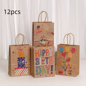 Kraft Paper Printed Bags