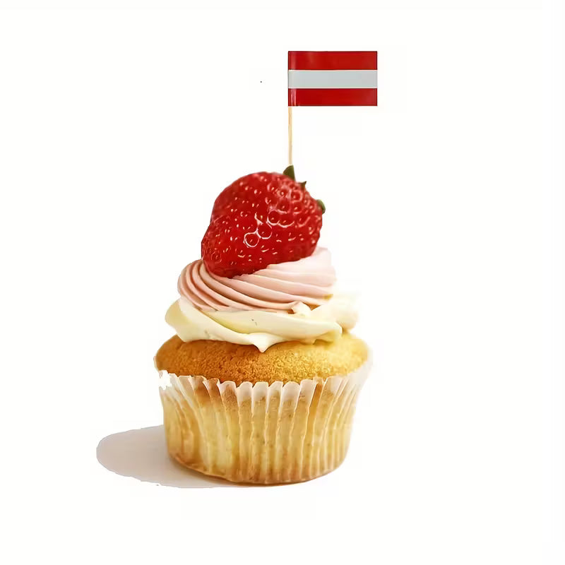 Wooden Austria Flag Toothpicks