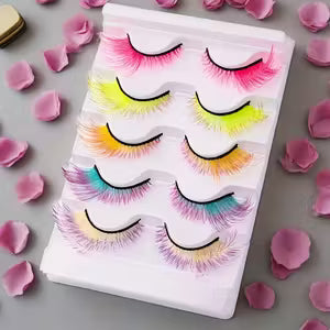 Colorful Eyelashes Cat Eye