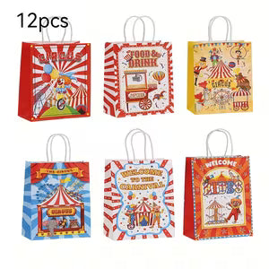12pc Carnival Party Paper Bag