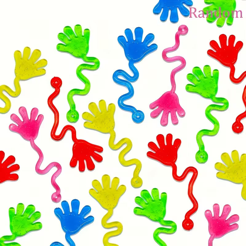10 pcs Sticky hand jelly toy