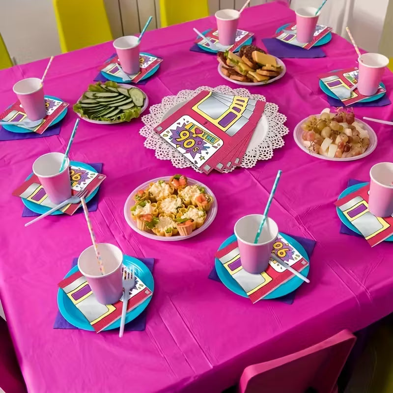 90s-Themed Absorbent Cocktail Napkins