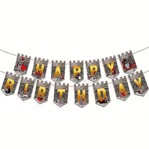 Medieval Knights Birthday Banner