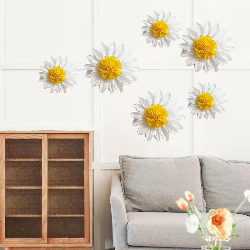 Artificial White Daisy Ball Bouquet