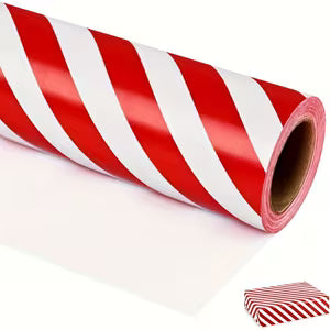Classic Christmas Stripes Wrapping Paper