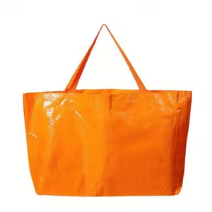 Extra Large Orange Tote Bag