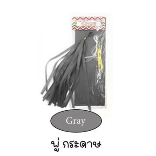 Paper Tassel Garland (Gray)