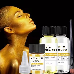Face And Body Painting Golden Metallic Powder