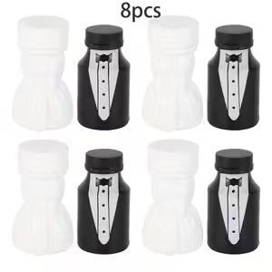 8pcs Wedding Bubble Bottles