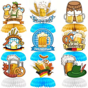 Oktoberfest Honeycomb Centerpieces