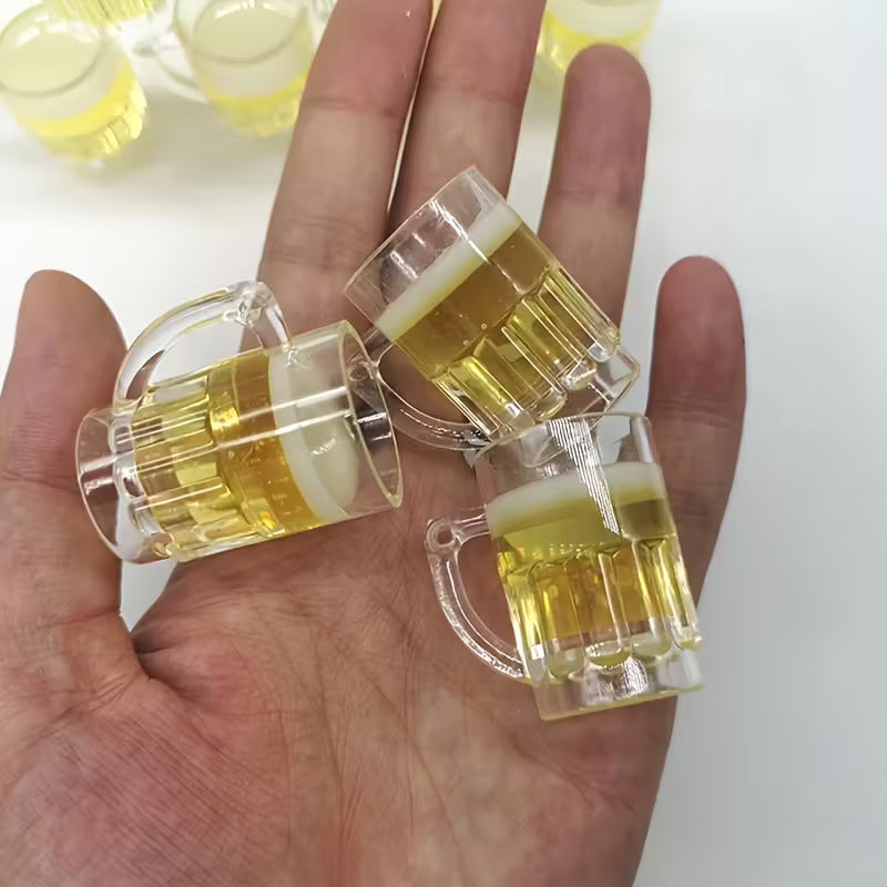 3pcs Novelty Beer Mug Hair Clips