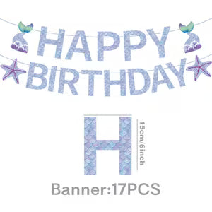 Mermaid Birthday Banner