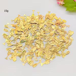 15g Gold Wine Glass Confetti