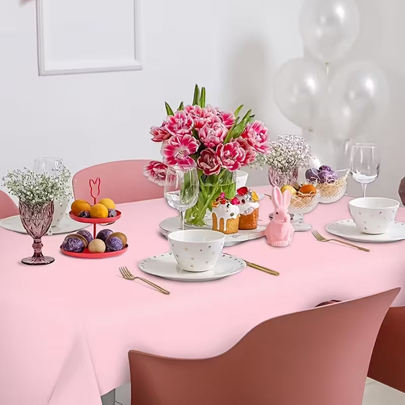Durable Party Tablecloth - Pink