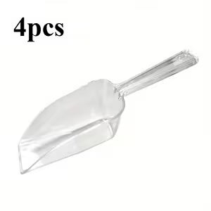 4pcs Spoons for Ice, Popcorn, Cookies & Candy