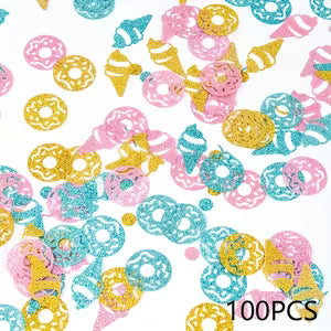 Summer Donut & Ice Cream Confetti