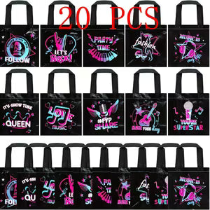 Music Party Non-Woven Gift Bags
