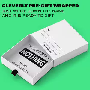 1-Piece Funny Empty Box Prank Gift