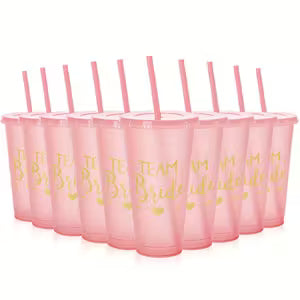 5pcs Bachelorette Cups 24oz Pink