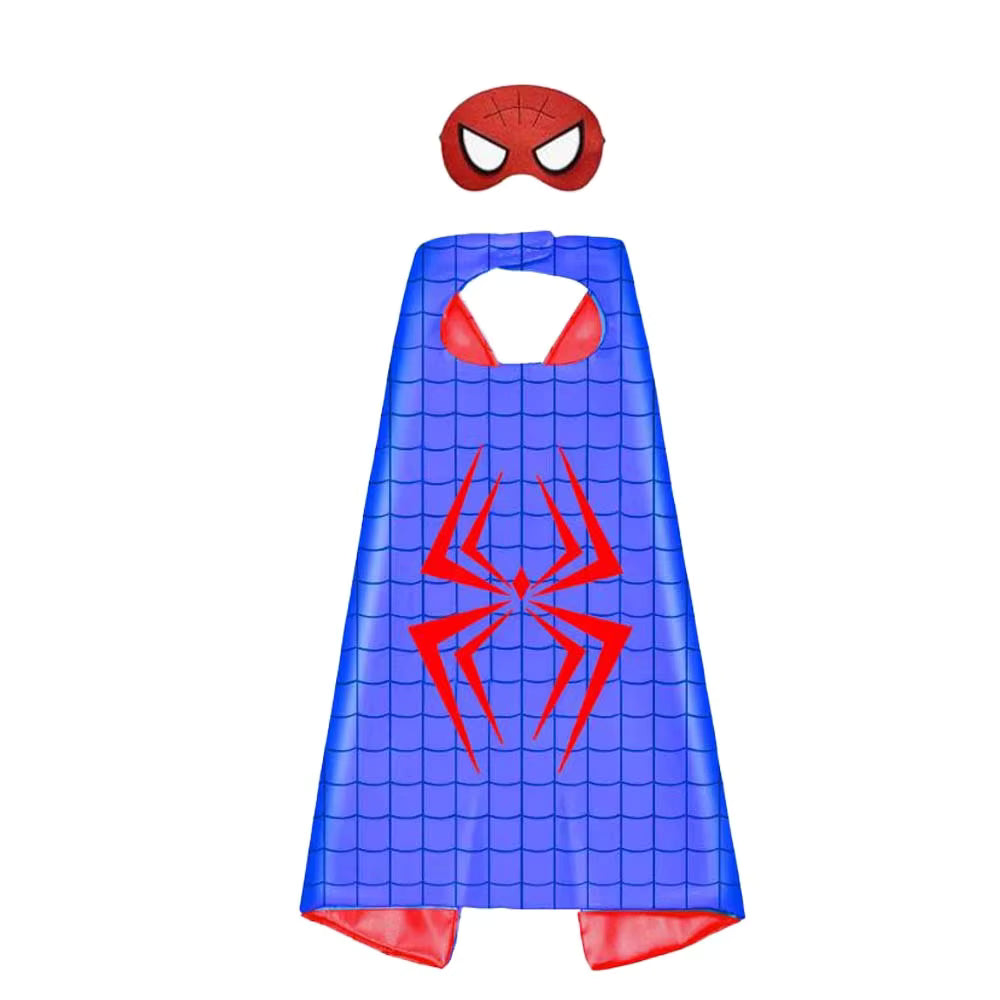 Spider Man Blue Cape & Mask