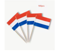 Wooden Dutch Flag Toothpicks