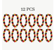 Leis Necklaces - Red and Yellow