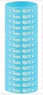 "Team Boy" Silicone Bracelets