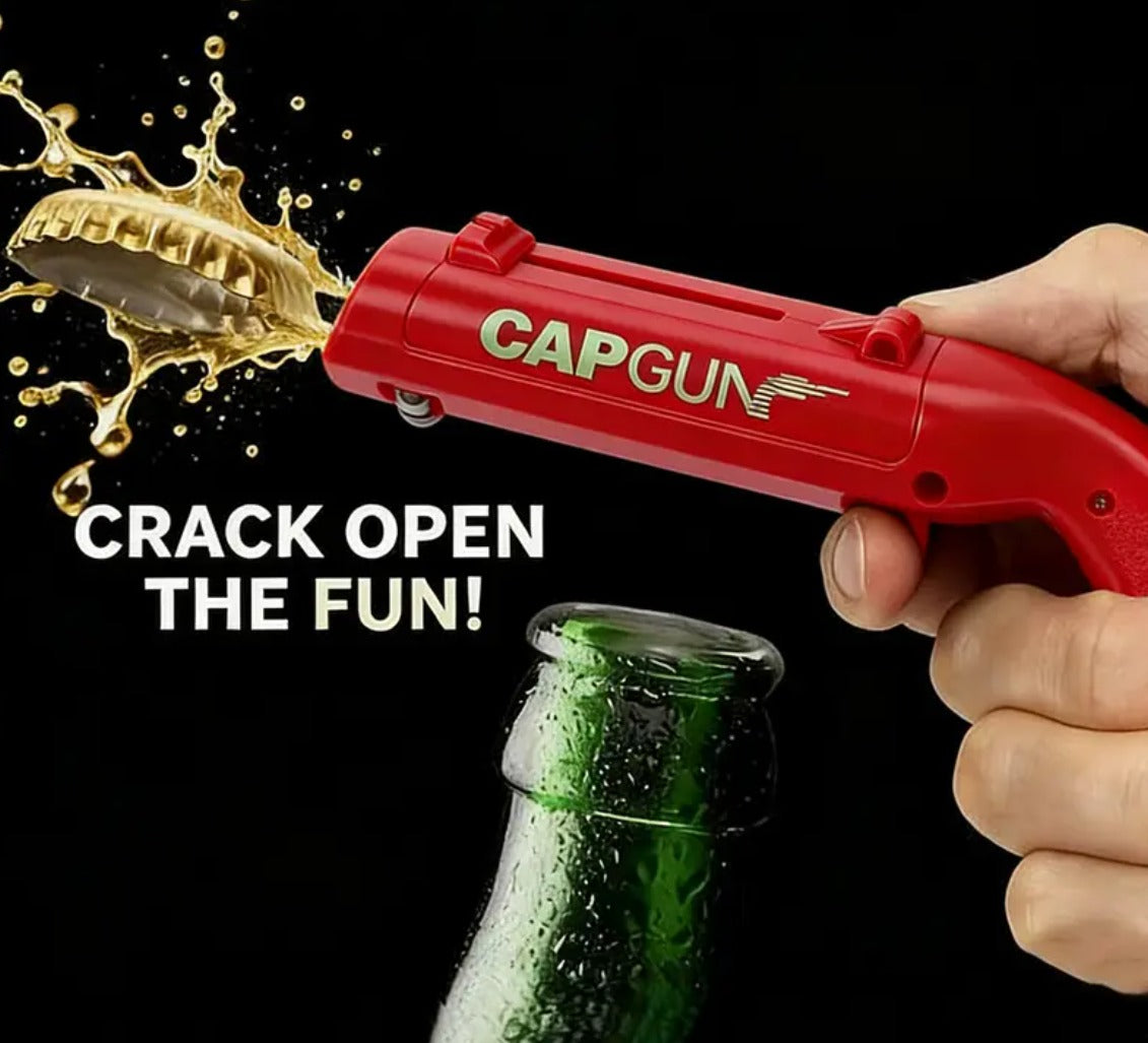 CAP GUN Bottle Opener - Red