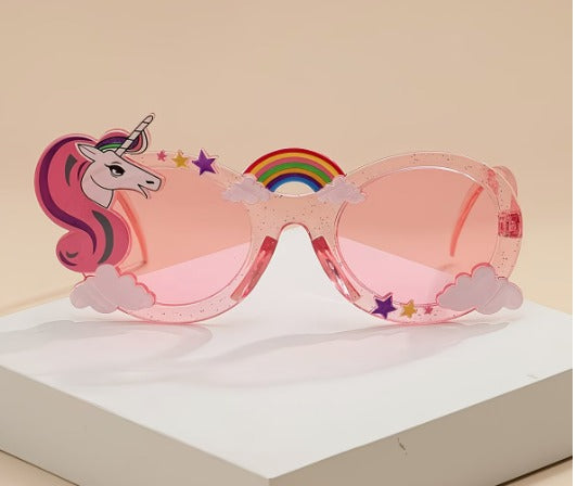 Unicorn Cartoon Party Glasses