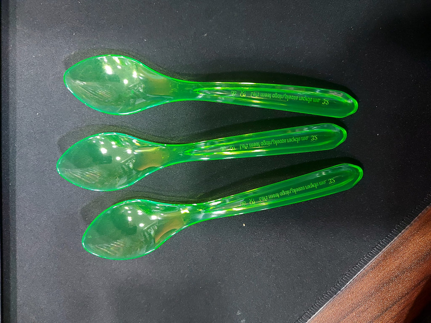 Neon Green Party Essentials Hard Plastic Cutlery Combo Pack