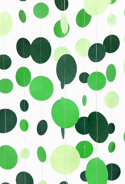 Paper Circle Garland Decor