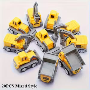 Mixed Construction Vehicle Toy Set
