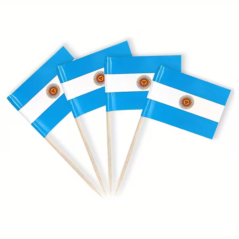 Argentina Flag Toothpick Flags