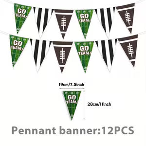 Rugby & Football-Themed Triangle Flags