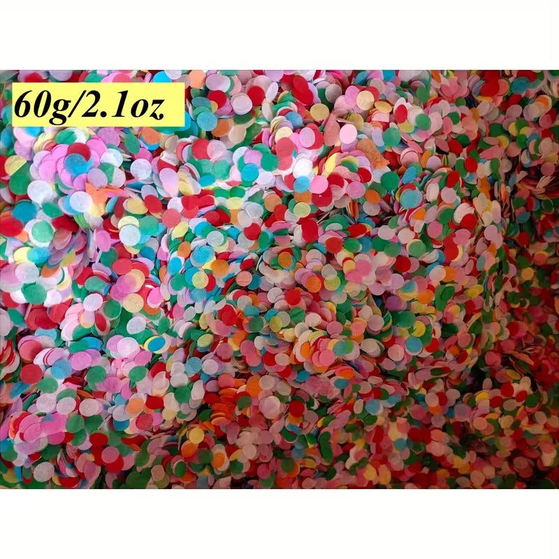 Multi-Color Round Confetti