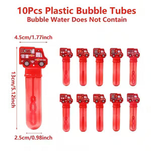 Fire Truck Bubble Wands