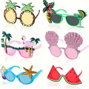 Hawaiian Tropical Party Glasses