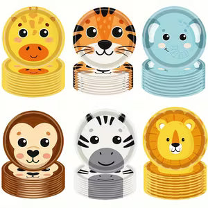 Jungle Safari Party Paper Plates