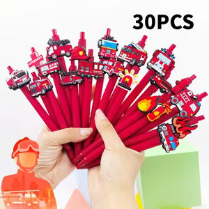 Creative Firefighter Gift Pens Red